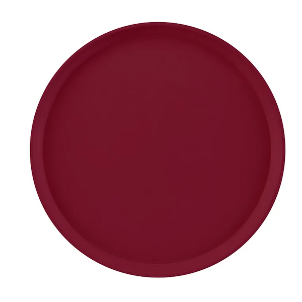 Cambro 1600522 I Camtray Round Tray I 16" (405 mm) I Burgundy Wine I Case of 12