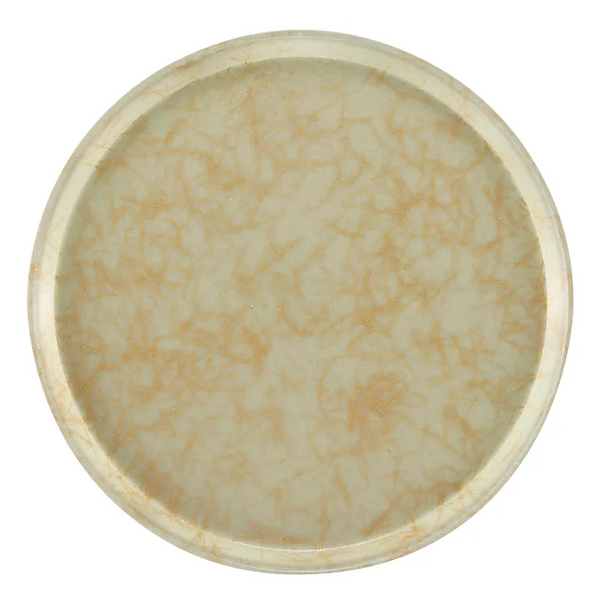 Cambro 1600526 I Camtray Round Tray I 16" (405 mm) I Galaxy Antique Parchment Gold I Case of 12