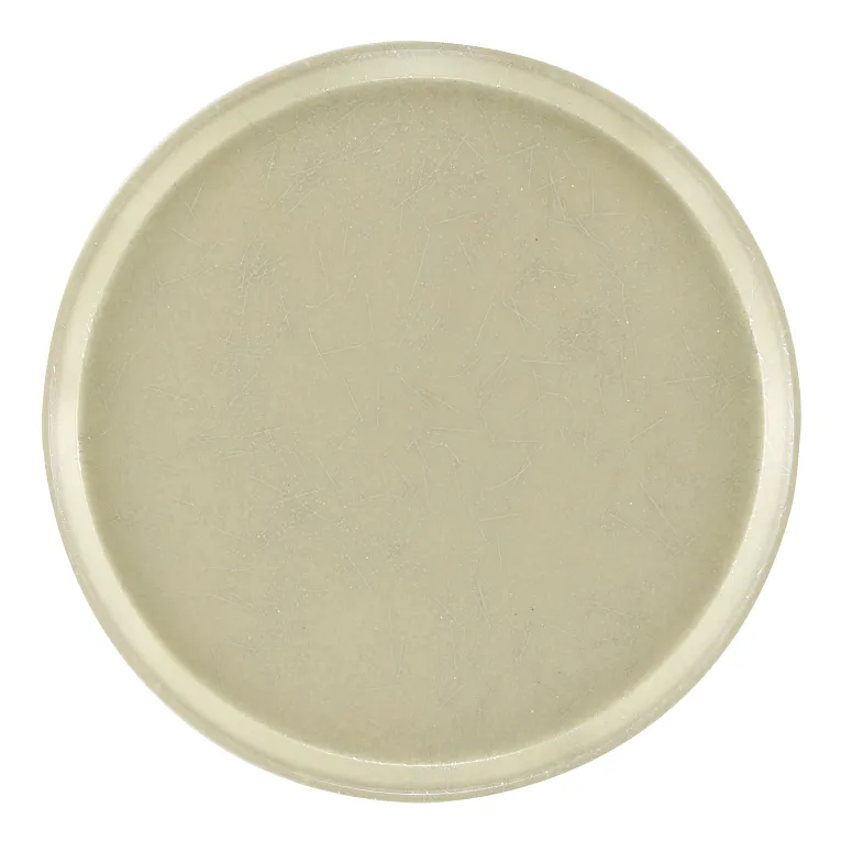 Cambro 1600531 I Camtray Round Tray I 16" (405 mm) I Galaxy Antique Parchment Silver I Case of 12