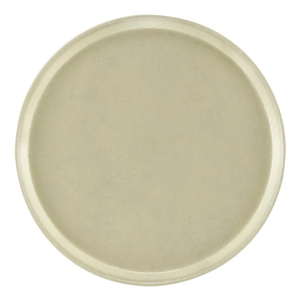 Cambro 1600531 I Camtray Round Tray I 16" (405 mm) I Galaxy Antique Parchment Silver I Case of 12
