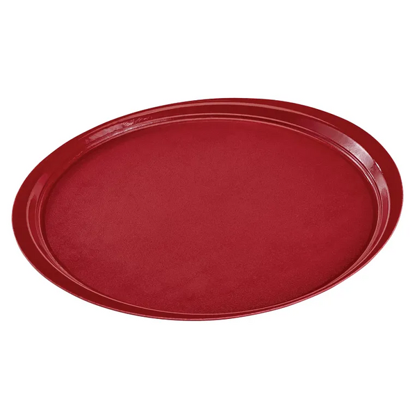 Cambro 1600ET207 I EpicTread Round Trays I 43.7 cm I Dark Burgundy Wine I Case of 12