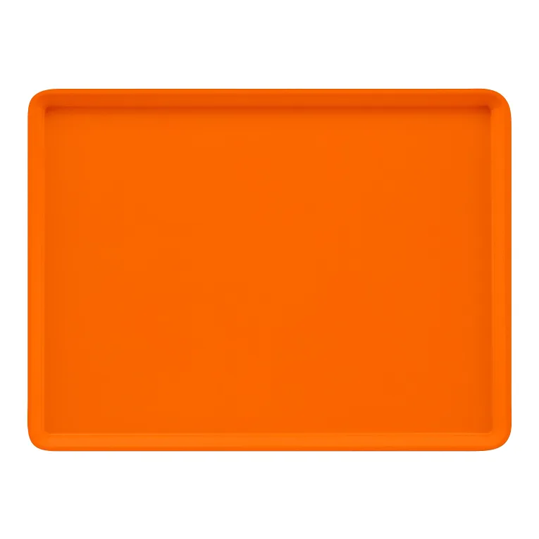 Cambro 16225222 I Camtray Rectangular Tray I 420x570mm I Orange Pizazz I Case of 12