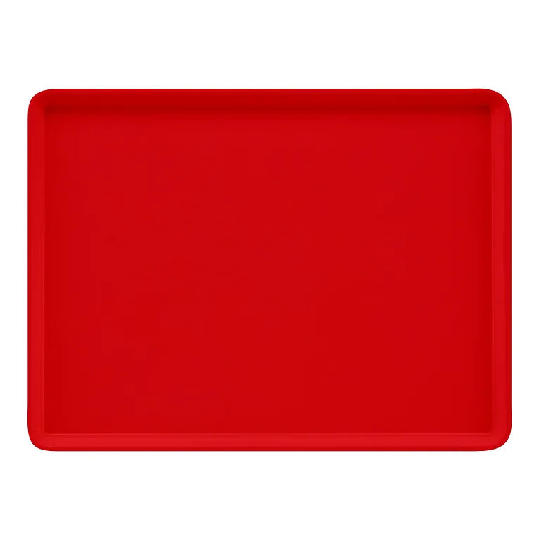 Cambro 16225510 I Camtray Rectangular Tray I 420x570mm I Signal Red I Case of 12