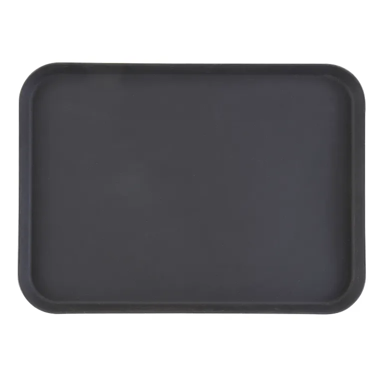 Cambro 1622CT110 I Camtread Rectangular Trays I 40.5 x 56 cm I Black I Case of 12