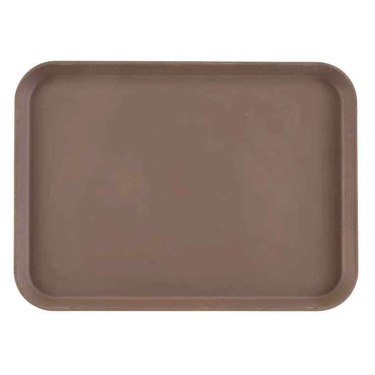 Cambro 1622CT138 I Camtread Rectangular Trays I 40.5 x 56 cm I Tavern Tan I Case of 12