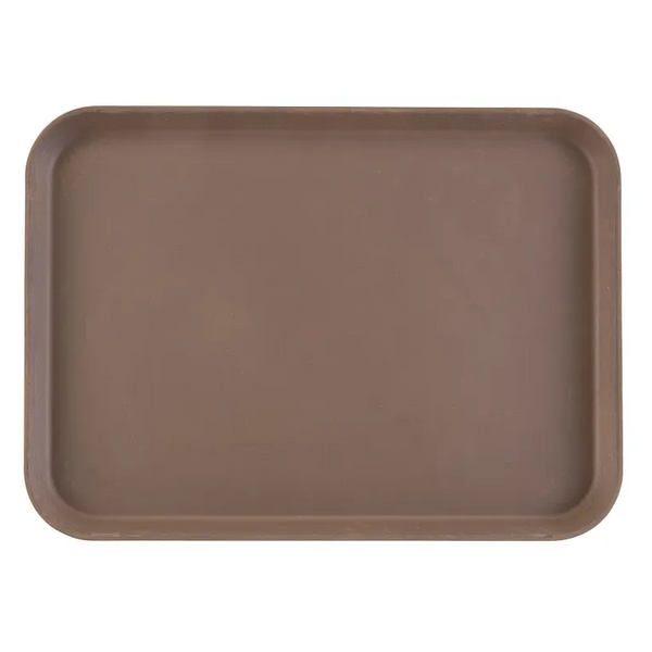 Cambro 1622CT138 I Camtread Rectangular Trays I 40.5 x 56 cm I Tavern Tan I Case of 12