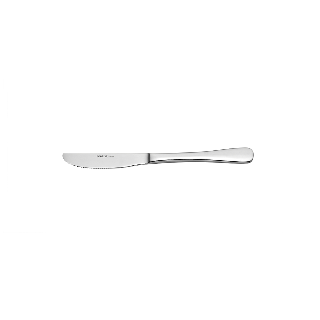 Tablekraft Luxor Champagne Satin Dessert Knife Solid (Dozen)