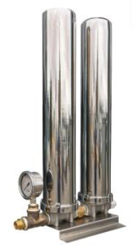 Xsential I XSS31620-TW I 20" X 4.5" 316 I Stainless Steel I Whole House Water Filtration System I Water Filter Housing