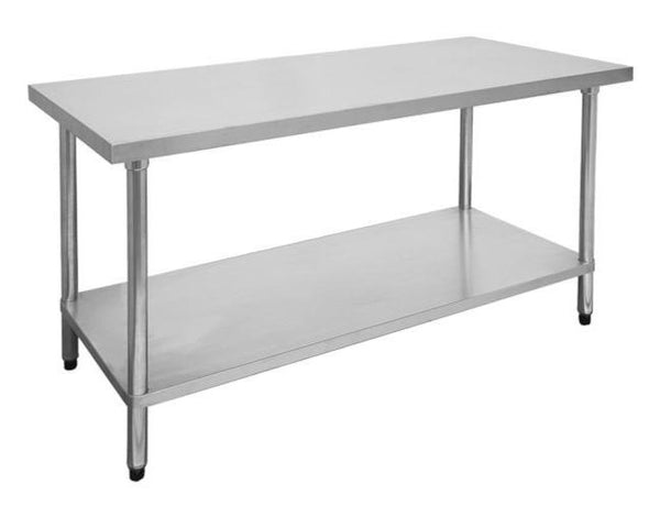 Stainless Steel Table, F.E.D, 1800-7-WB, Economic 304 Grade, Kitchen Work Table