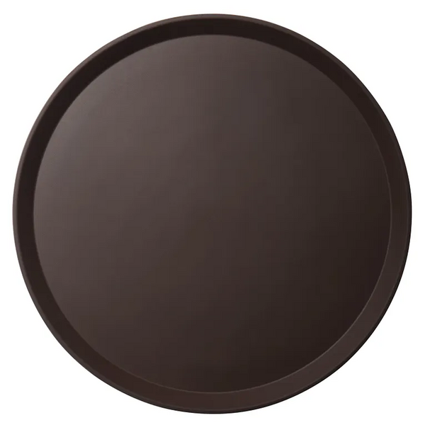 Cambro 1800CT138 I Camtread Round Trays I 18" (45 cm) I Tavern Tan I Case of 6