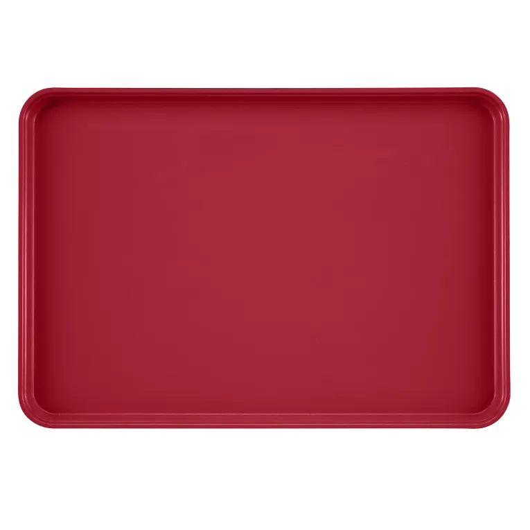 Cambro 1826221 I Camtray Rectangular Tray I 455x655mm I Ever Red I Case of 6