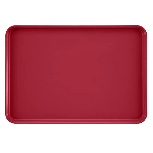 Cambro 1826221 I Camtray Rectangular Tray I 455x655mm I Ever Red I Case of 6