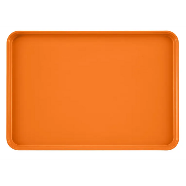 Cambro 1826222 I Camtray Rectangular Tray I 455x655mm I Orange Pizazz I Case of 6