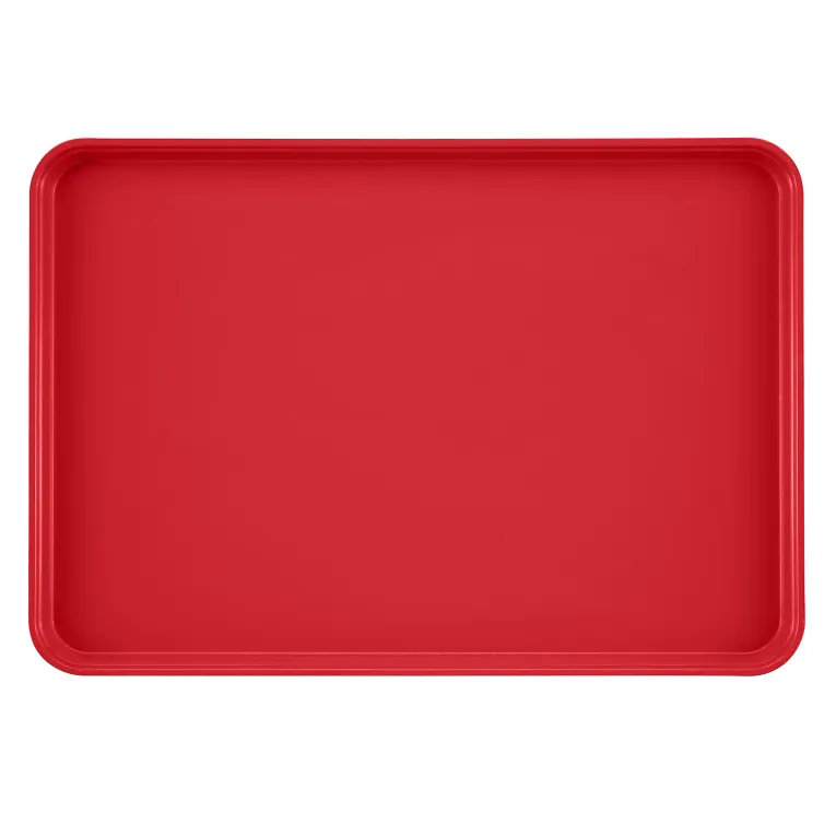 Cambro 1826510 I Camtray Rectangular Tray I 455x655mm I Signal Red I Case of 6