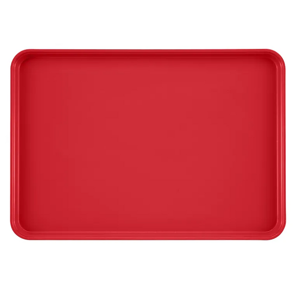 Cambro 1826510 I Camtray Rectangular Tray I 455x655mm I Signal Red I Case of 6