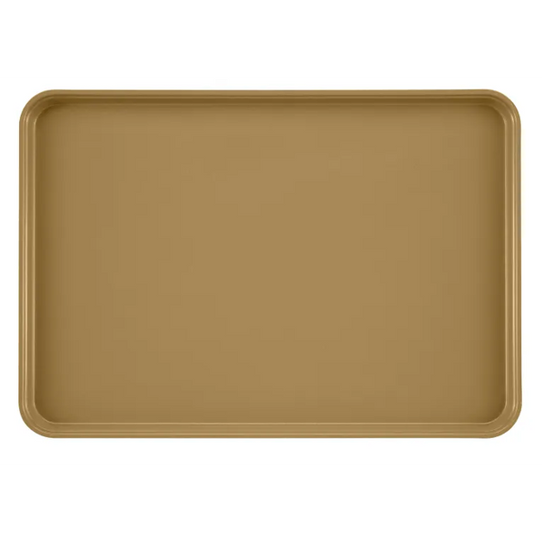 Cambro 1826514 I Camtray Rectangular Tray I 455x655mm I Earthen Gold I Case of 6