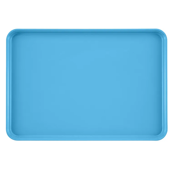 Cambro 1826518 I Camtray Rectangular Tray I 455x655mm I Robin Egg Blue I Case of 6