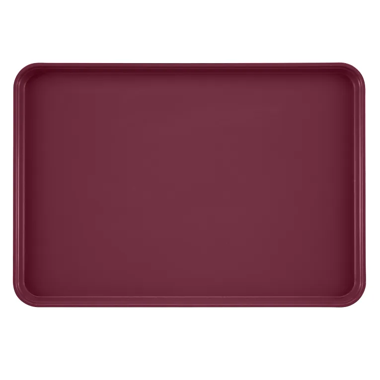 Cambro 1826522 I Camtray Rectangular Tray I 455x655mm I Burgundy Wine I Case of 6