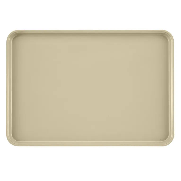 Cambro 1826537 I Camtray Rectangular Tray I 455x655mm I Cameo Yellow I Case of 6