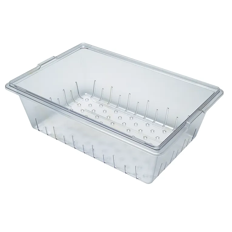 Cambro 18268CLRCW I Camwear Colander 46x66x23 cm - Clear I Case of 6