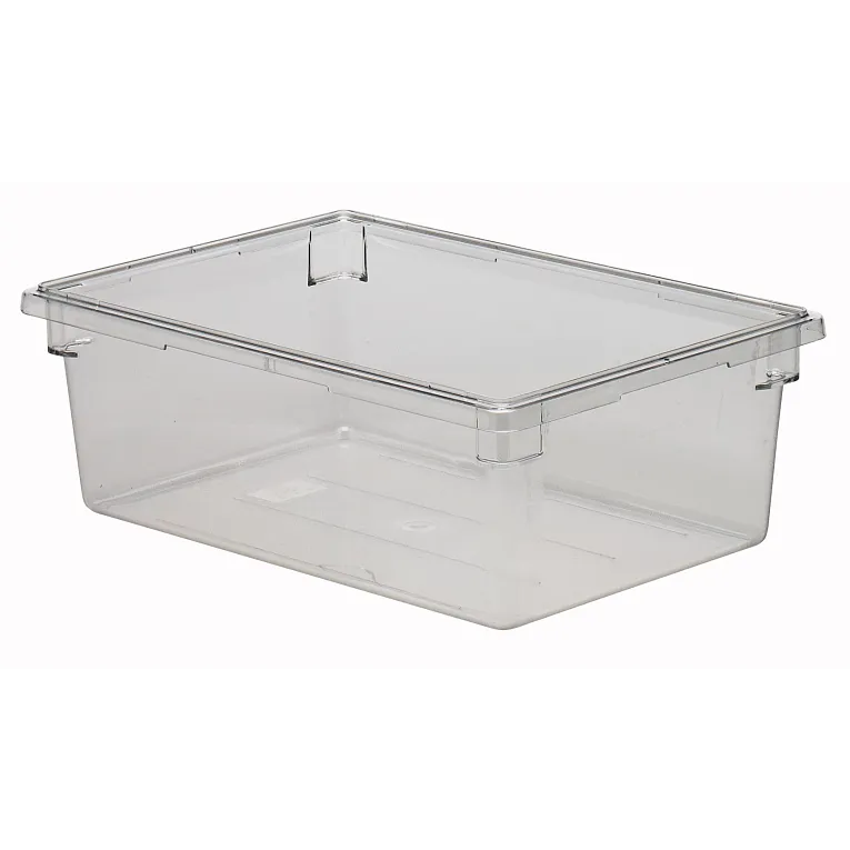 Cambro 18269CW I Camwear Food Storage Box 49.2L - Clear I Case of 4