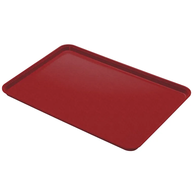 Cambro 1826CL675 I Camlite Trays I 455x655mm I Steel Red I Case of 12