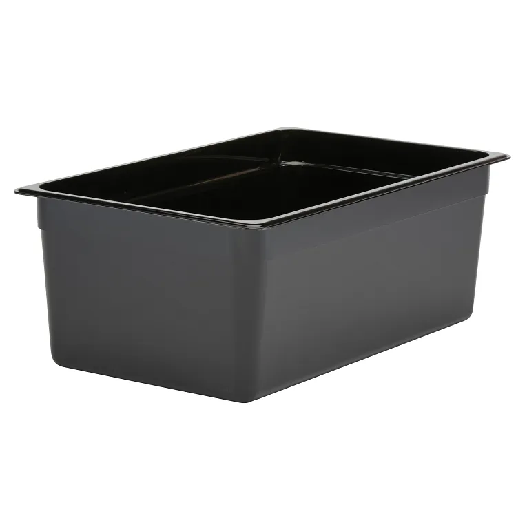 Cambro 18CW110 I GN 1/1 Food pan 200 mm Deep I 25.6 L I Black I Case of 6