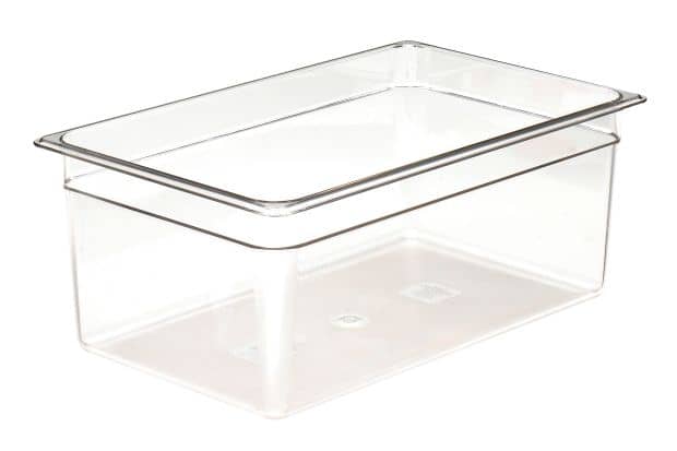 Cambro 18CW135 I GN 1/1 Food pan 200 mm Deep I 25.6 L I Clear I Case of 6