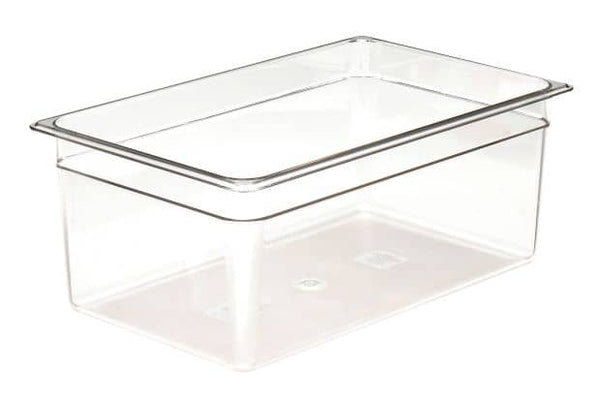 Cambro 18CW135 I GN 1/1 Food pan 200 mm Deep I 25.6 L I Clear I Case of 6