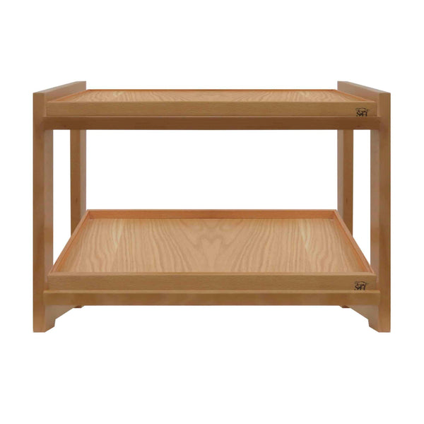 Smith & Hubble Elevate SH-ELPSWT11-B | GN 1/1 Two-tier | Pastry Stand | Complete Set w Trays | Coastal Beech Colour