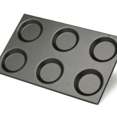 FED 19001410 | Fagor Enamelled Aluminium | Pan 6 Pod for Combi Oven