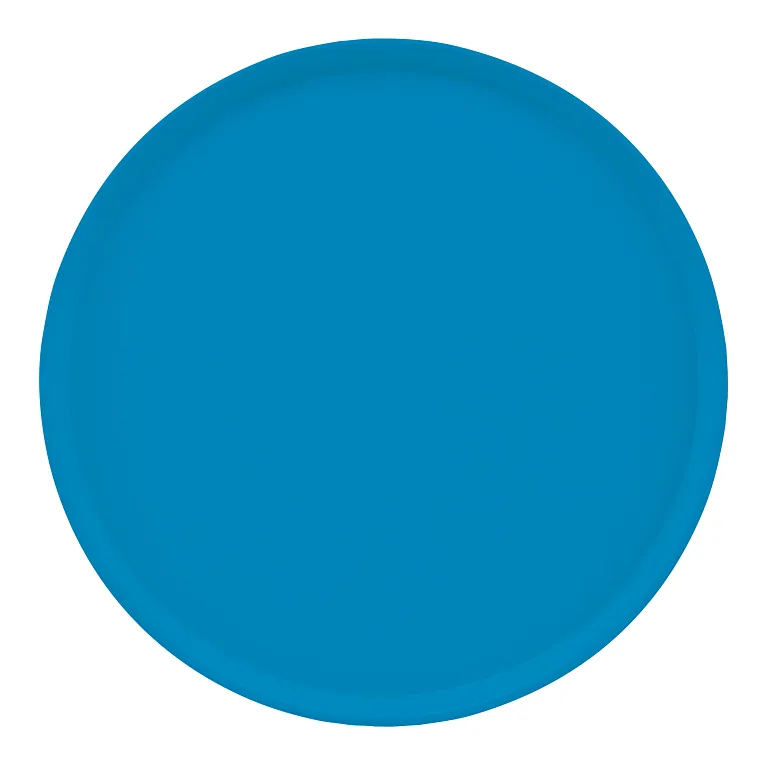 Cambro 1950105 I Camtray Round Tray I 19 1/2" (495 mm) Low Profile I Horizon Blue I Case of 12