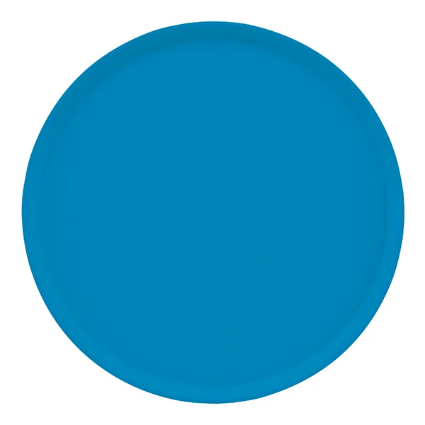 Cambro 1950105 I Camtray Round Tray I 19 1/2" (495 mm) Low Profile I Horizon Blue I Case of 12