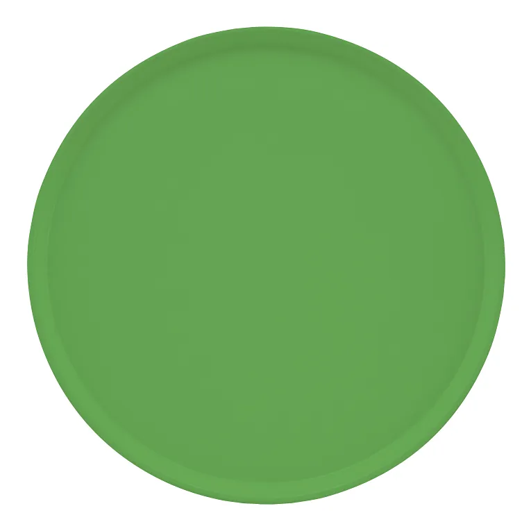 Cambro 1950113 I Camtray Round Tray I 19 1/2" (495 mm) Low Profile I Lime-ade I Case of 12