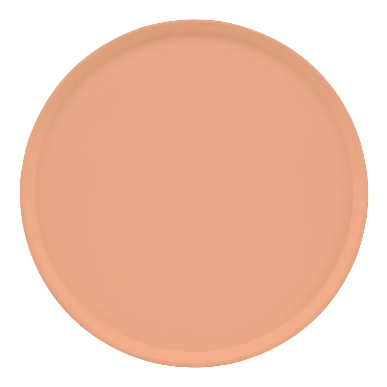 Cambro 1950117 I Camtray Round Tray I 19 1/2" (495 mm) Low Profile I Dark Peach I Case of 12