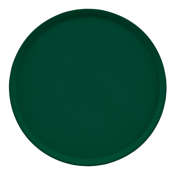 Cambro 1950119 I Camtray Round Tray I 19 1/2" (495 mm) Low Profile I Sherwood Green I Case of 12