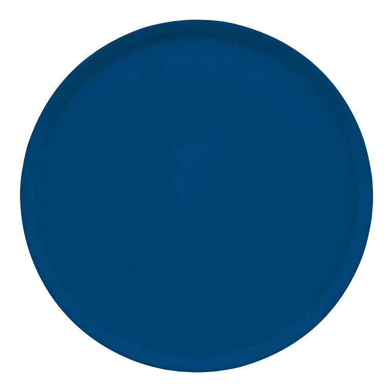 Cambro 1950123 I Camtray Round Tray I 19 1/2" (495 mm) Low Profile I Amazon Blue I Case of 12