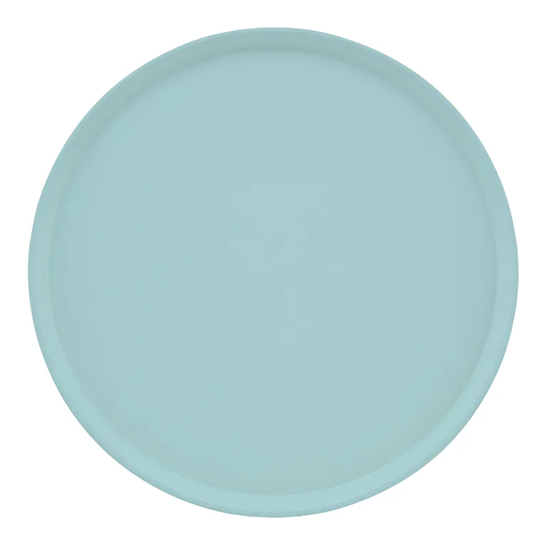 Cambro 1950177 I Camtray Round Tray I 19 1/2" (495 mm) Low Profile I Sky Blue I Case of 12