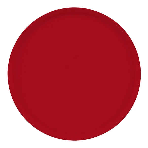 Cambro 1950221 I Camtray Round Tray I 19 1/2" (495 mm) Low Profile I Ever Red I Case of 12