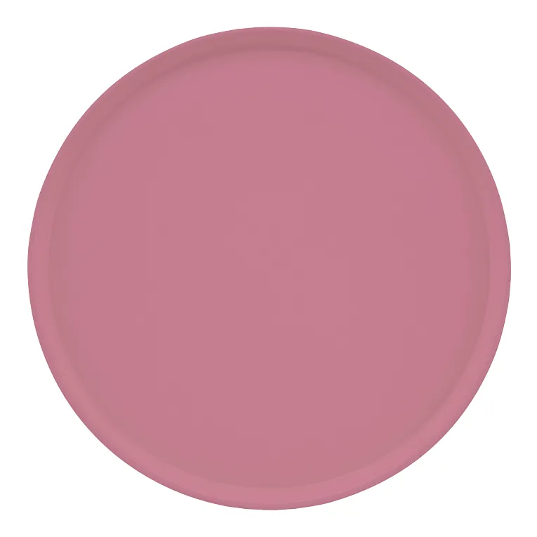 Cambro 1950409 I Camtray Round Tray I 19 1/2" (495 mm) Low Profile I Blush I Case of 12