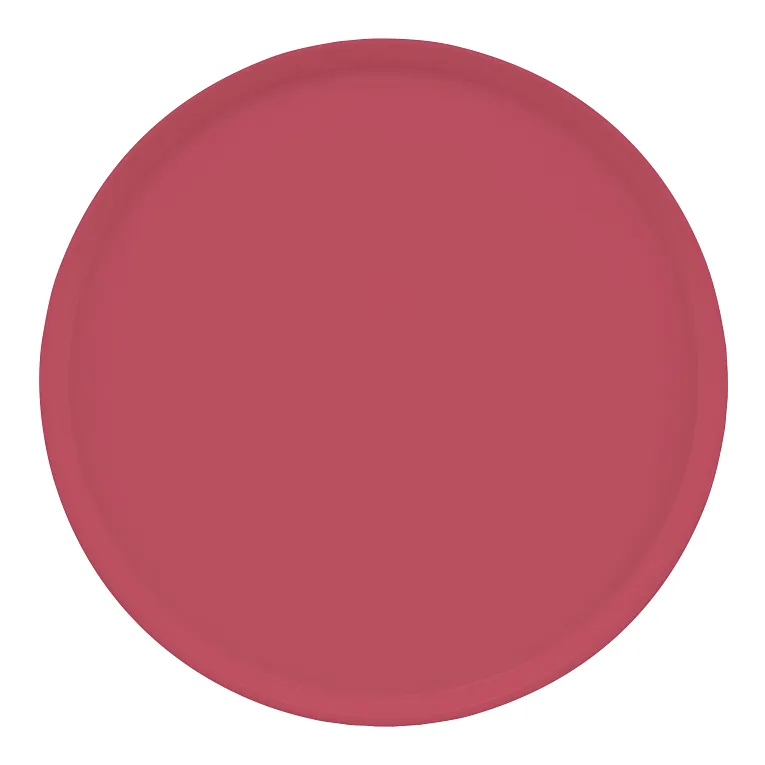 Cambro 1950410 I Camtray Round Tray I 19 1/2" (495 mm) Low Profile I Raspberry Cream I Case of 12