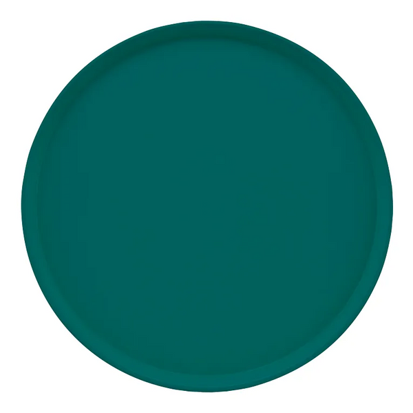 Cambro 1950414 I Camtray Round Tray I 19 1/2" (495 mm) Low Profile I Teal I Case of 12
