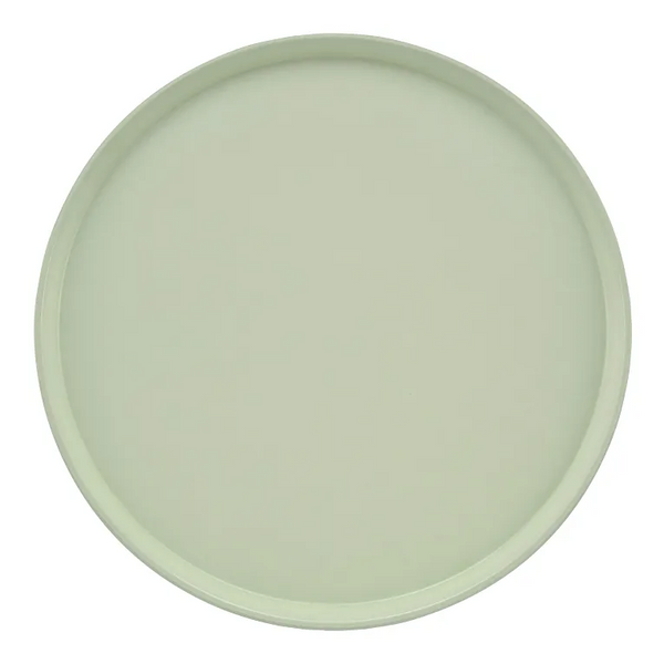Cambro 1950429 I Camtray Round Tray I 19 1/2" (495 mm) Low Profile I Key Lime I Case of 12