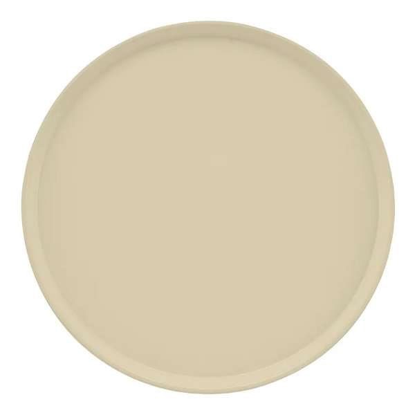 Cambro 1950537 I Camtray Round Tray I 19 1/2" (495 mm) Low Profile I Cameo Yellow I Case of 12