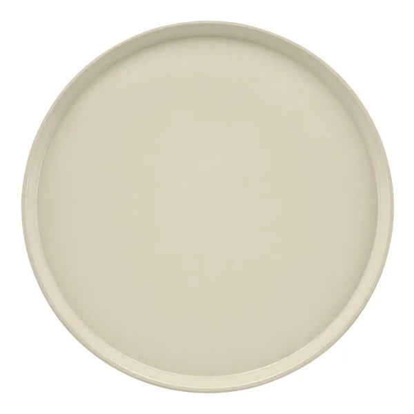 Cambro 1950538 I Camtray Round Tray I 19 1/2" (495 mm) Low Profile I Cottage White I Case of 12
