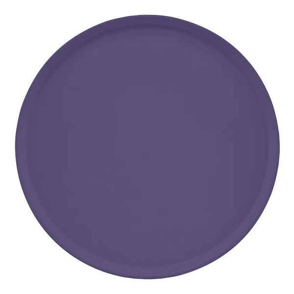 Cambro 1950551 I Camtray Round Tray I 19 1/2" (495 mm) Low Profile I Grape I Case of 12