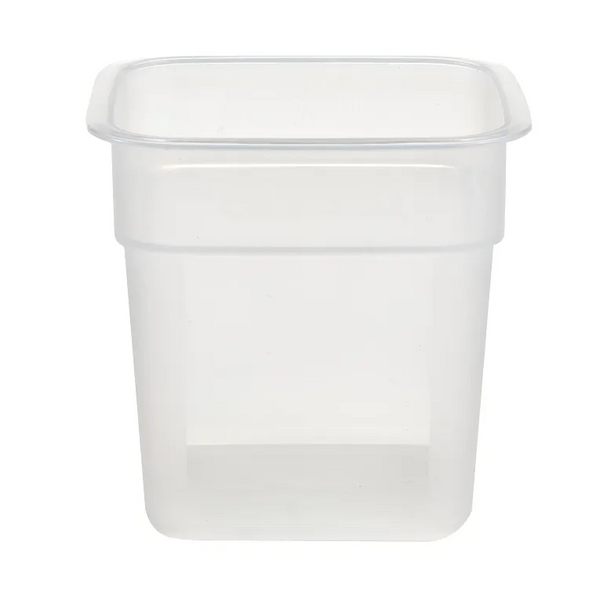 Cambro 1SFSPROPP I Camsquare FreshPro Storage Container 1 qt. Translucent I Case of 6