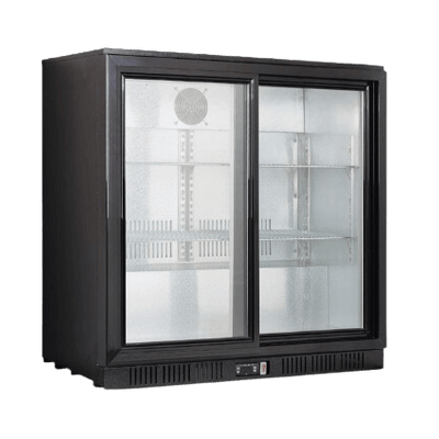 Temperate Thermaster LG-208SC I Under Bench I Double Sliding Door I Bar Fridge I Commercial Drinks Fridge I Bar Cooler