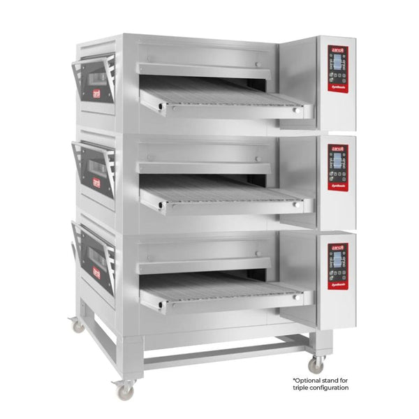 Zanolli 1SV4405C-3 Synthesis 32 Inch Gas Impingement Conveyor Oven Triple Stack Configuration