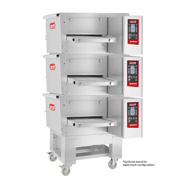 Zanolli 1SV4407C-3 Synthesis 16 Inch Gas Impingment Conveyor Oven Triple Stack Configuration